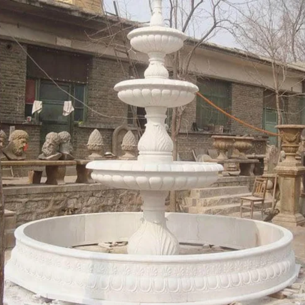 Makrana White Fountain