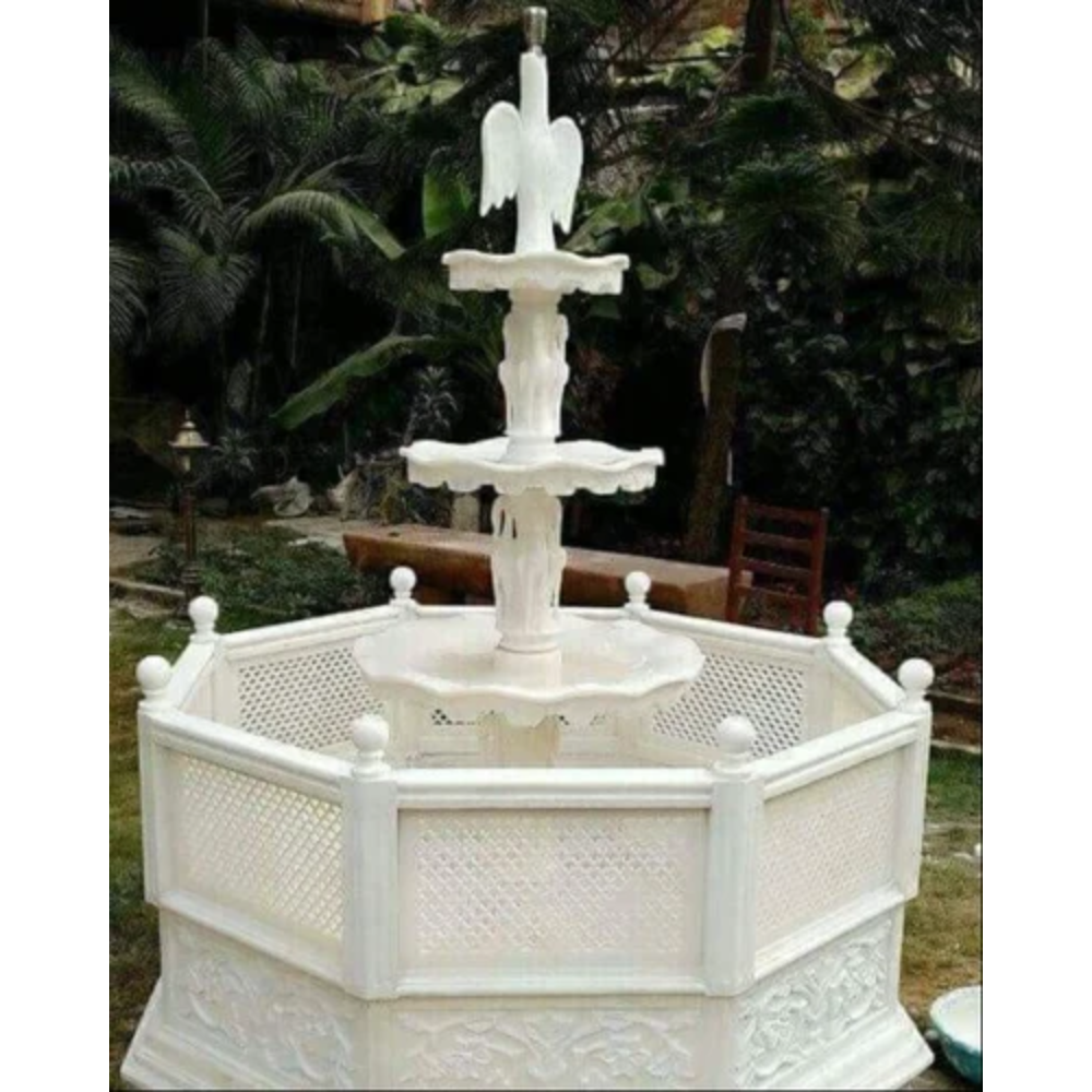 Makrana White Fountain