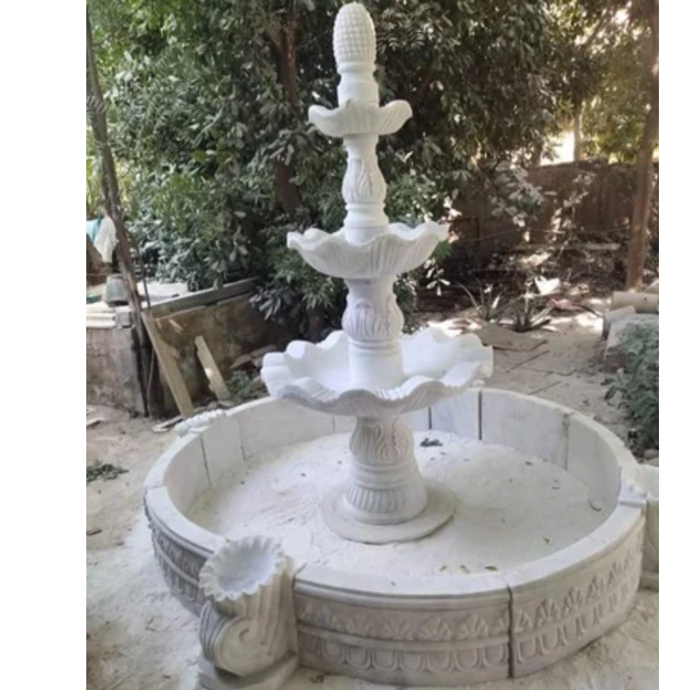 Makrana White Fountain
