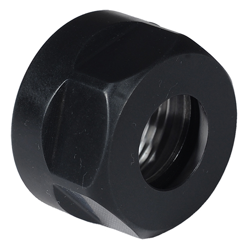 Hex Nut - Stainless Steel, Standard Size, Black Color | Polished Surface For Industrial Applications