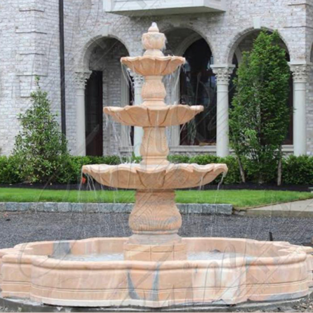 Pink Marble Water Fountains