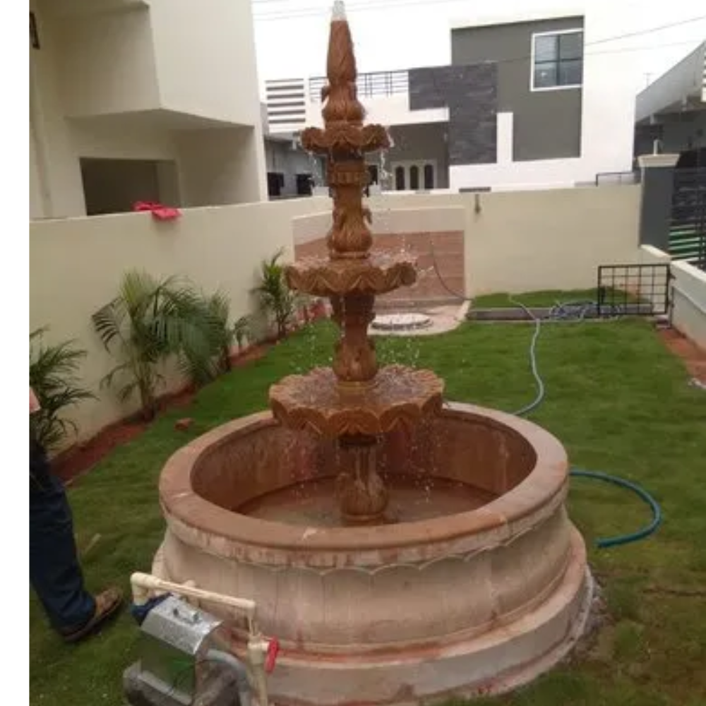 Pink Marble Water Fountains