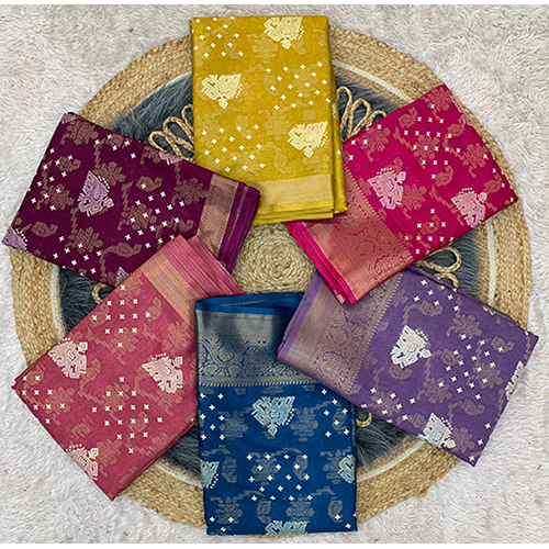 Dola Cut Jari Brasso Jacquard Concept 6.30 Mtr Cut - Color: Multicolor