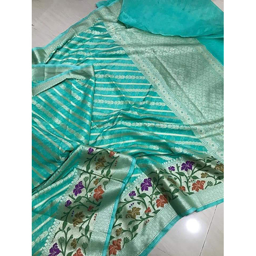 Tissue Saree - Color: Multicolor