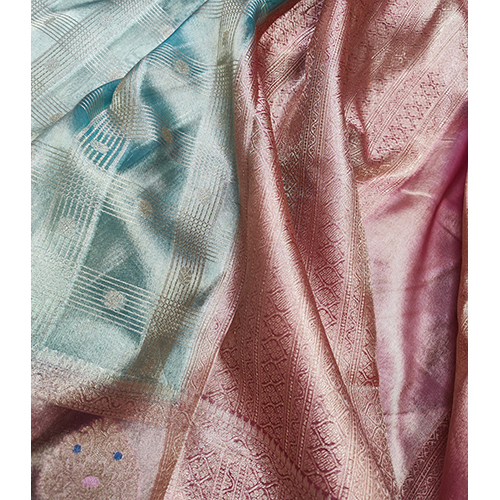 Tissue Saree - Color: Multicolor