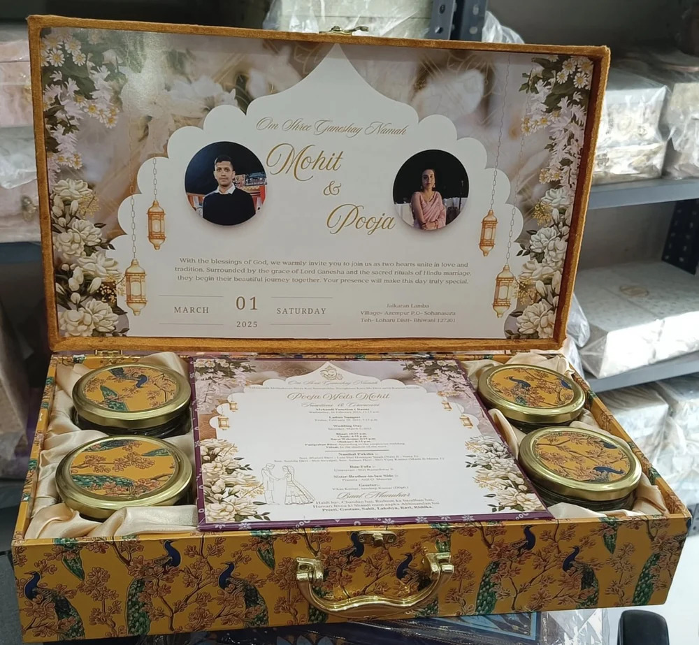 Box Wedding Cards