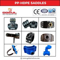 Plastic Blue Service Saddle - Application: Industrial & Water Line