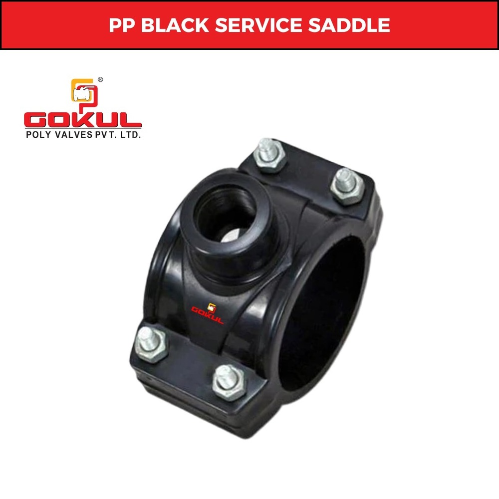 Plastic Blue Service Saddle - Application: Industrial & Water Line