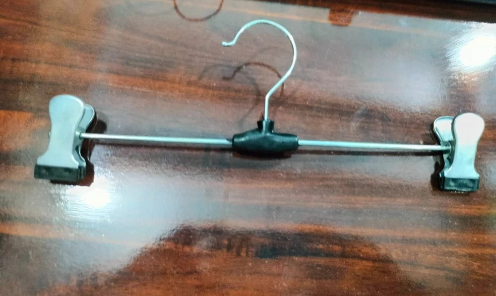 Silver Stainless Steel Clip Hanger