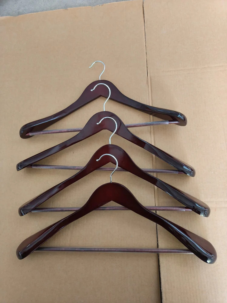 Dark Brown Wooden Hangers