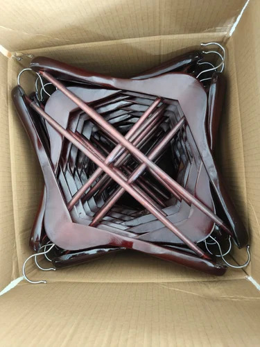 Dark Brown Wooden Hangers