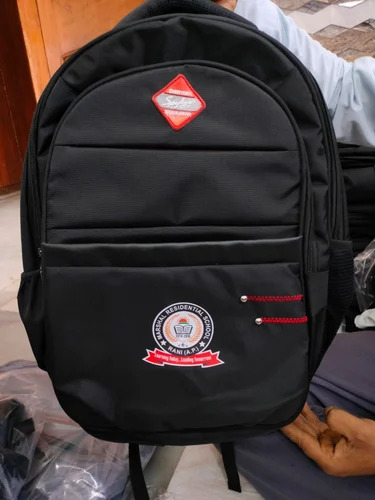 Designer School Bag - Color: Black