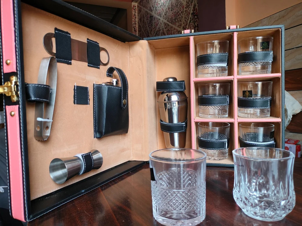 Portable Travel Bar Set