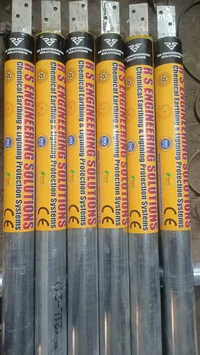 Gi Earthing Electrode - Galvanized Iron, 50mm Diameter, Silver Finish | 220v, Single-phase, 50hz, Durable Design For Industrial Automation