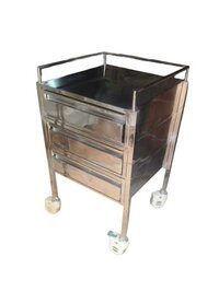 Medicine Trolley Full SS 3 Drowers GM 9047C
