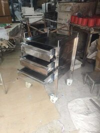 Medicine Trolley Full SS 3 Drowers GM 9047C