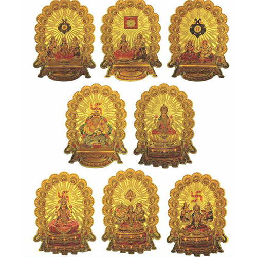 10x7 Inch Matki Big Gold Micro Sticker