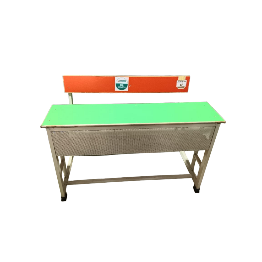 3 Seater Collage Desk Bench - Assembly: No Assembly Required