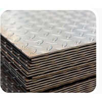 Gp Sheet - Mild Steel Chequered Sheets & Coils, 1.6-10 Mm Thickness, Silver Color, Hot Rolled, Polished Surface, Is 3502/is 2062 Grade Compliant