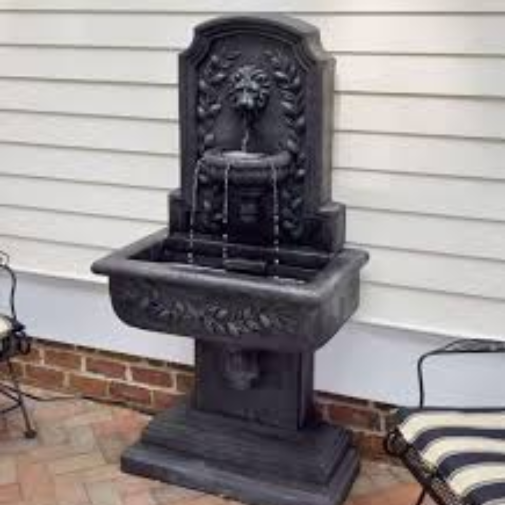 Black Marble Fountain