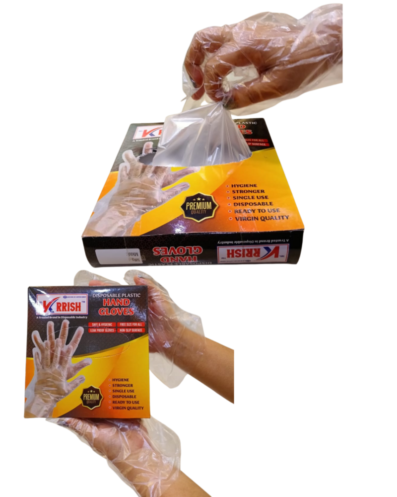 PLASTIC GLOVES BOX PACKING
