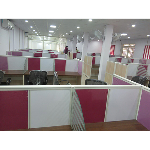 Linear Workstation With 18Mm Thick Prelam Particle Board Leg