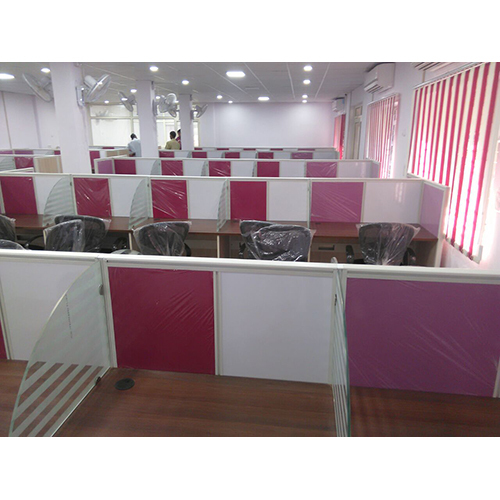 Linear Workstation With 25mm Thick Prelam Partical Board Top