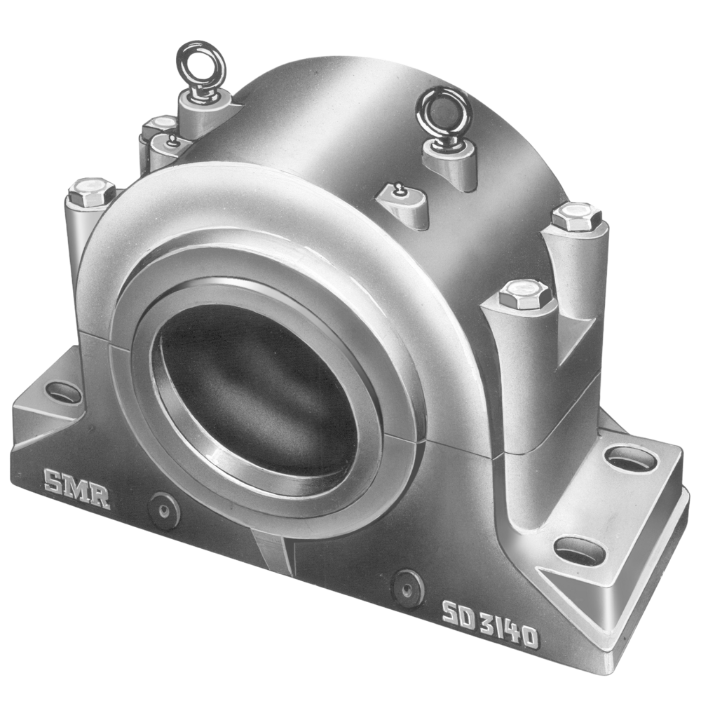 Sd-3140 Plummer Block Bearing - Color: Silver