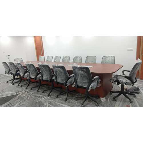 4800X1200mm Conference Table Size With Metal Leg
