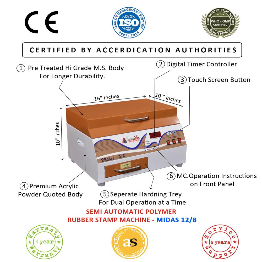 Computerized Rubber Stamp Making Machine