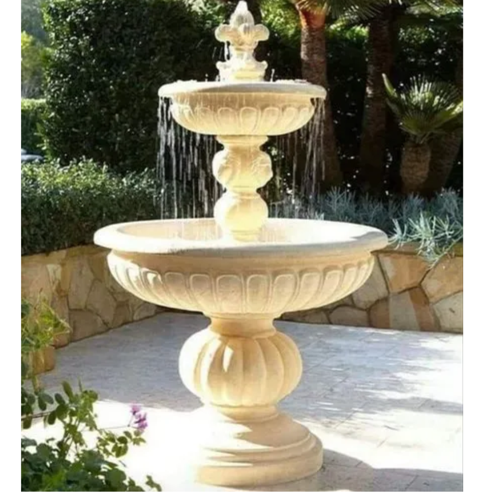 Stone stylish fountain