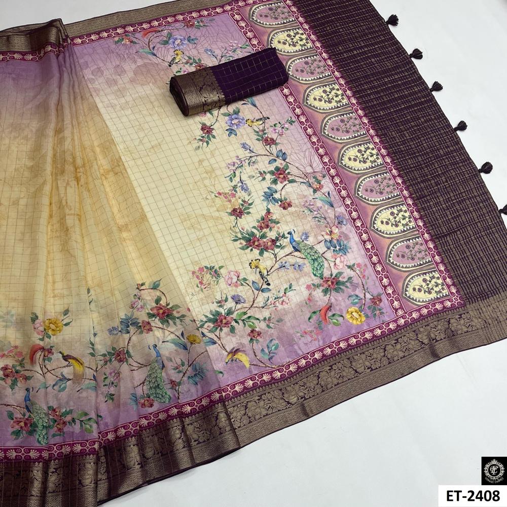  Royal Digital print saree
