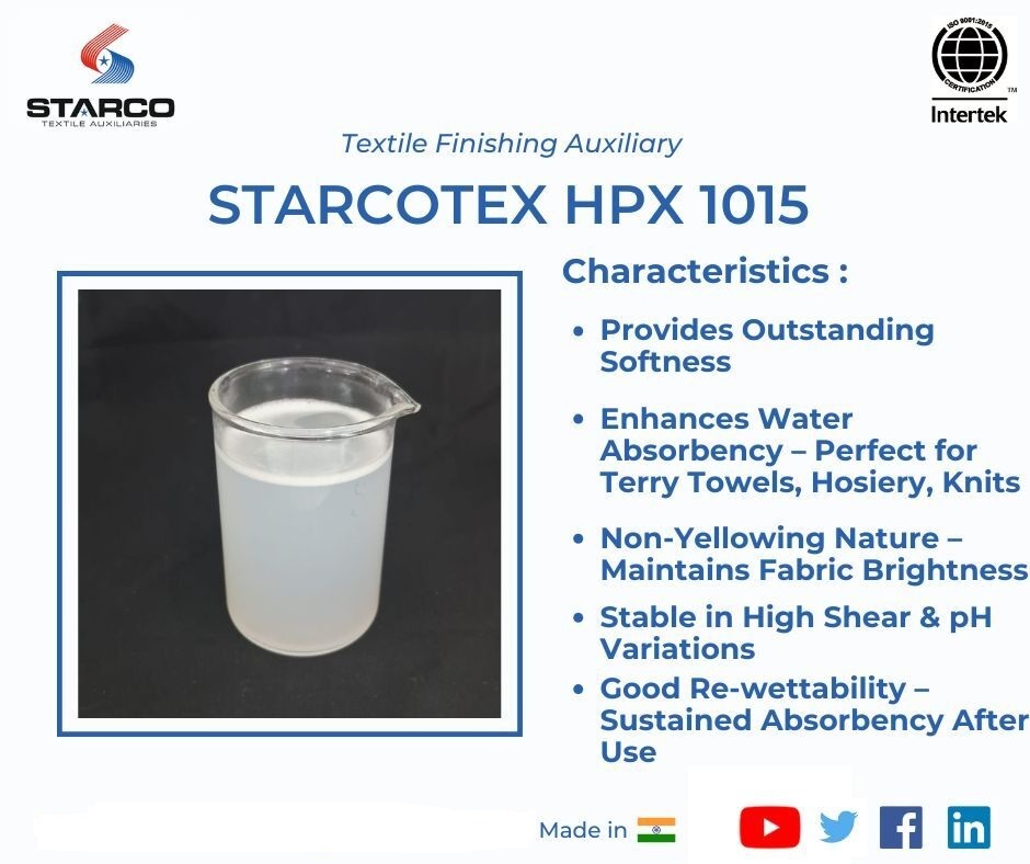 Starcotex Hpx 1015 - Application: Textile Industry