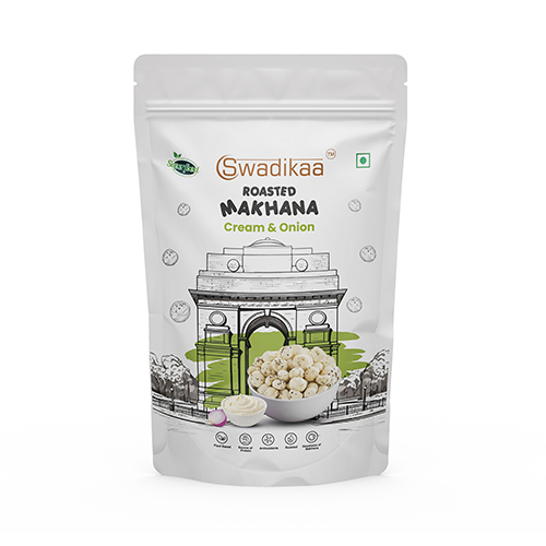 Cream And Onion Roasted Makhana - Broken (%): Nil