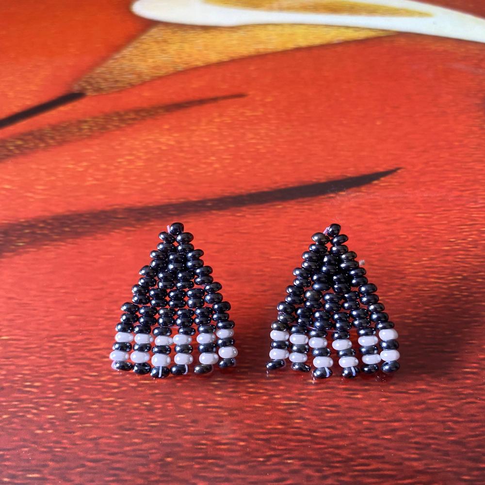Fancy Handmade Earrings - Beads Colour: Multishades