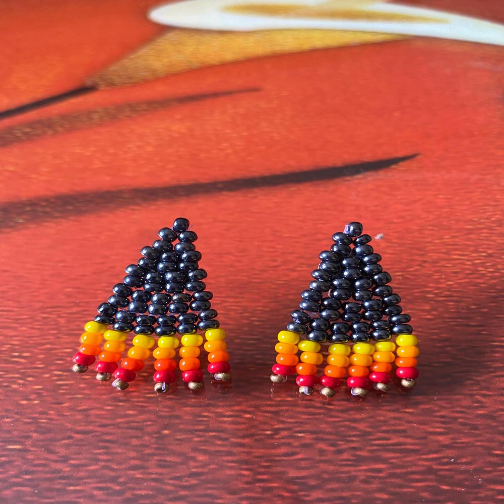 Fancy Handmade Earrings - Beads Colour: Multishades