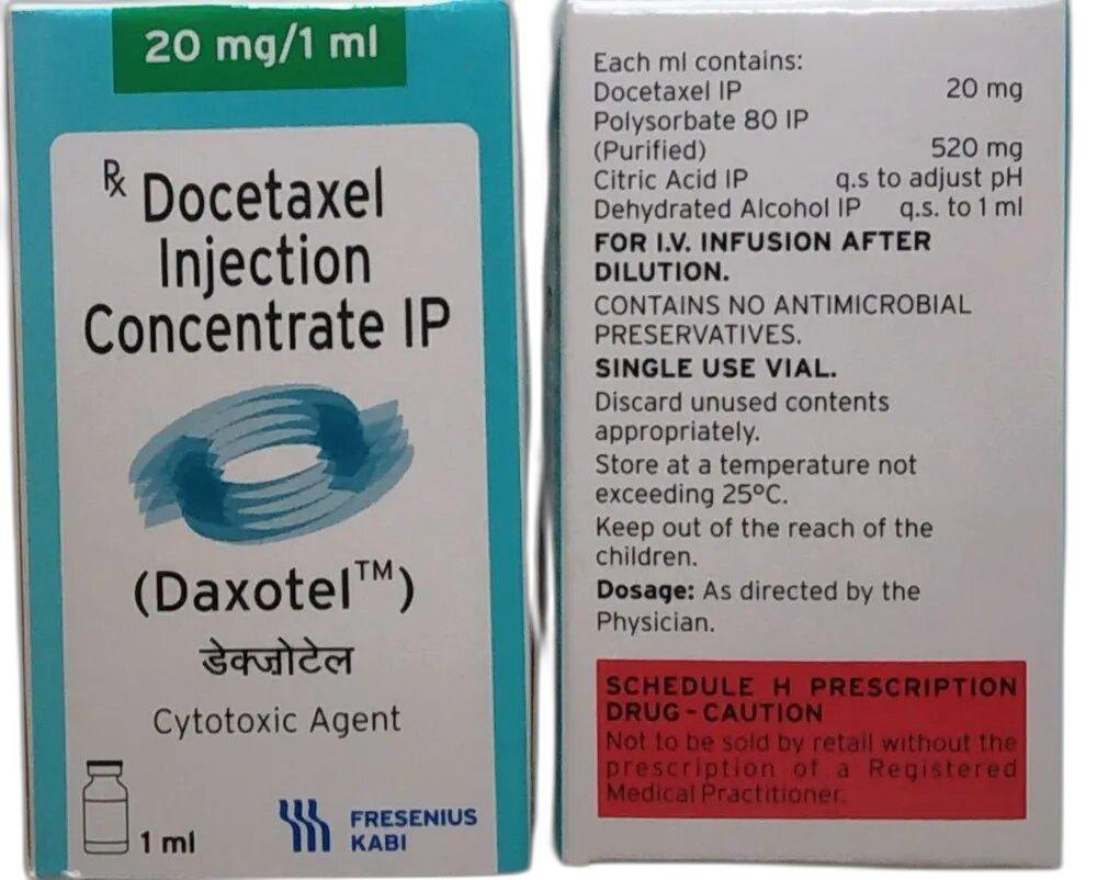 Daxotel Docetaxel Concentrated 20mg Injection