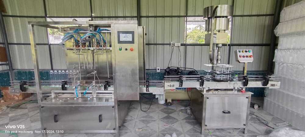 Automatic Oil Filling and Capping Machine