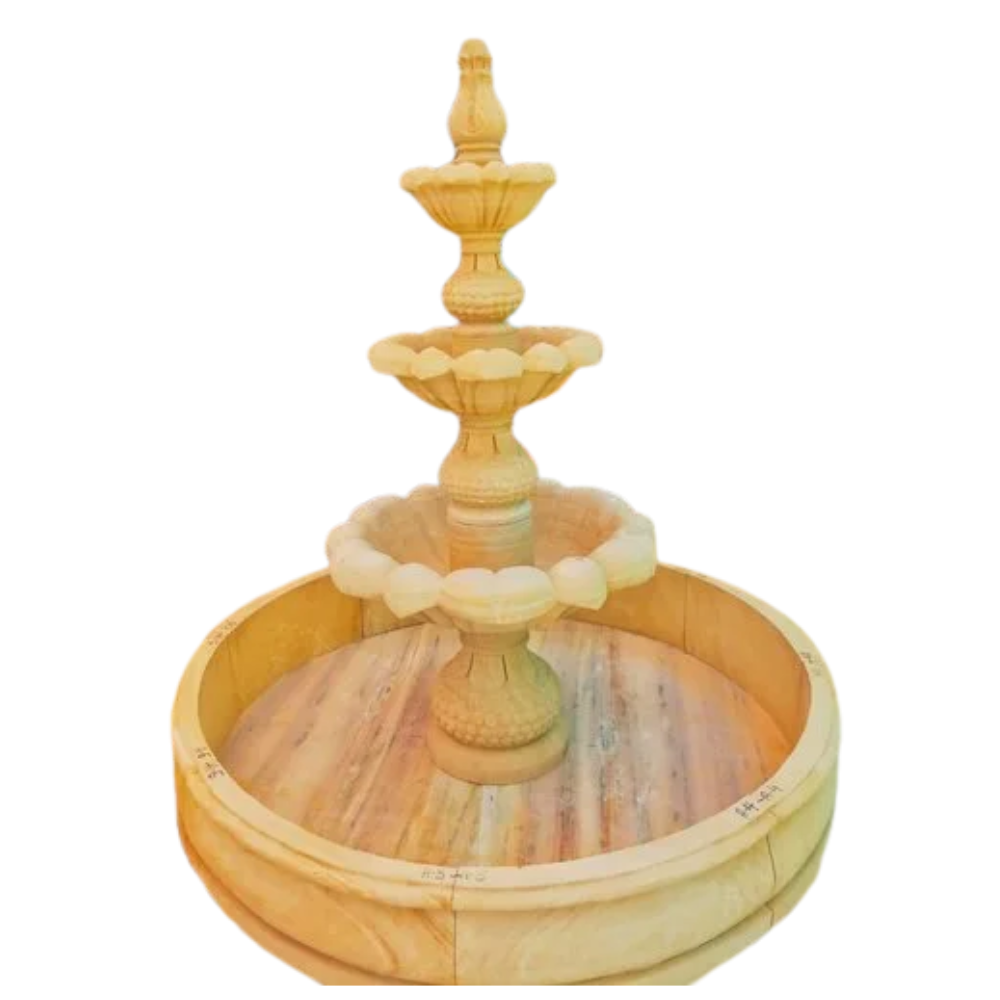 Outdoor Sandstone Marble Fountain