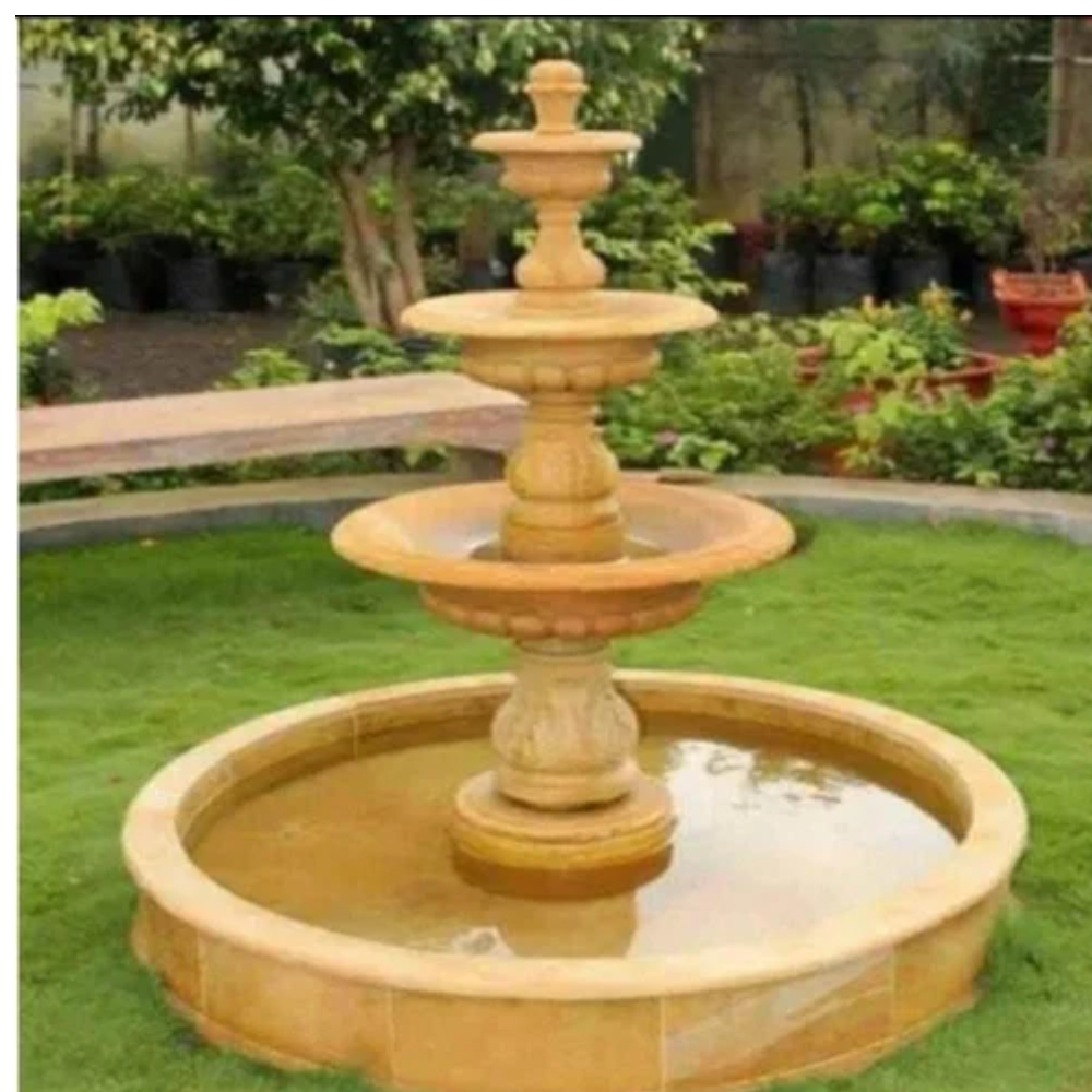 Outdoor Sandstone Marble Fountain