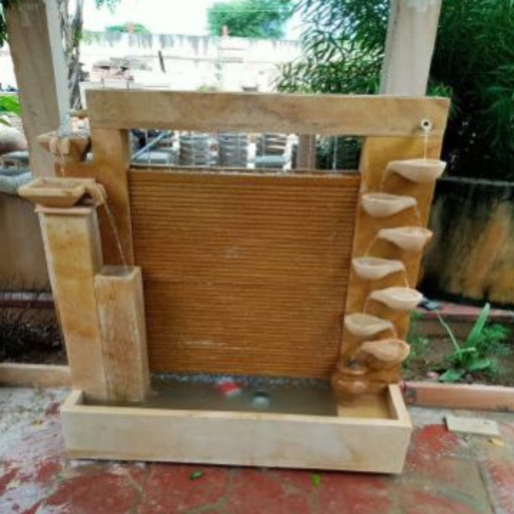 Teakwood Sandstone Water Fountain