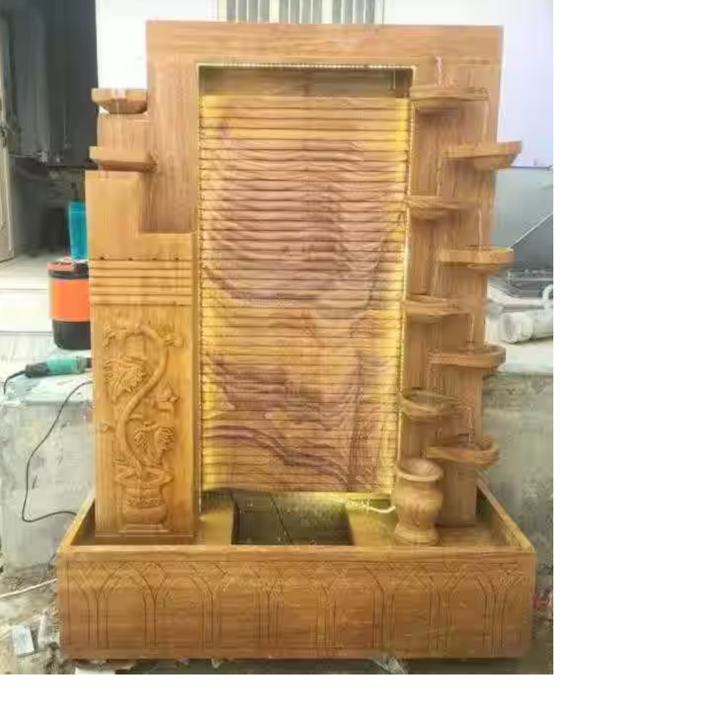 Teakwood Sandstone Water Fountain