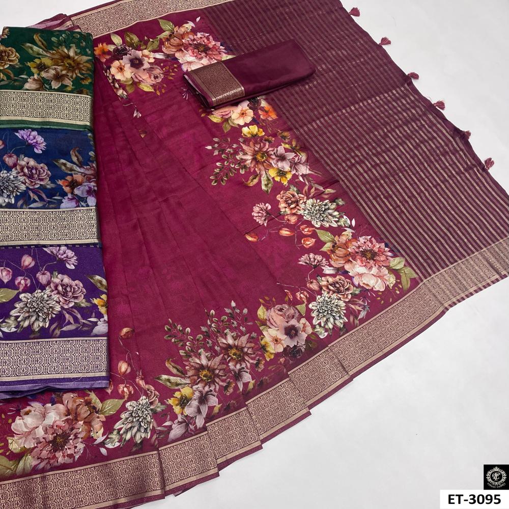 Dense Floral Saree 