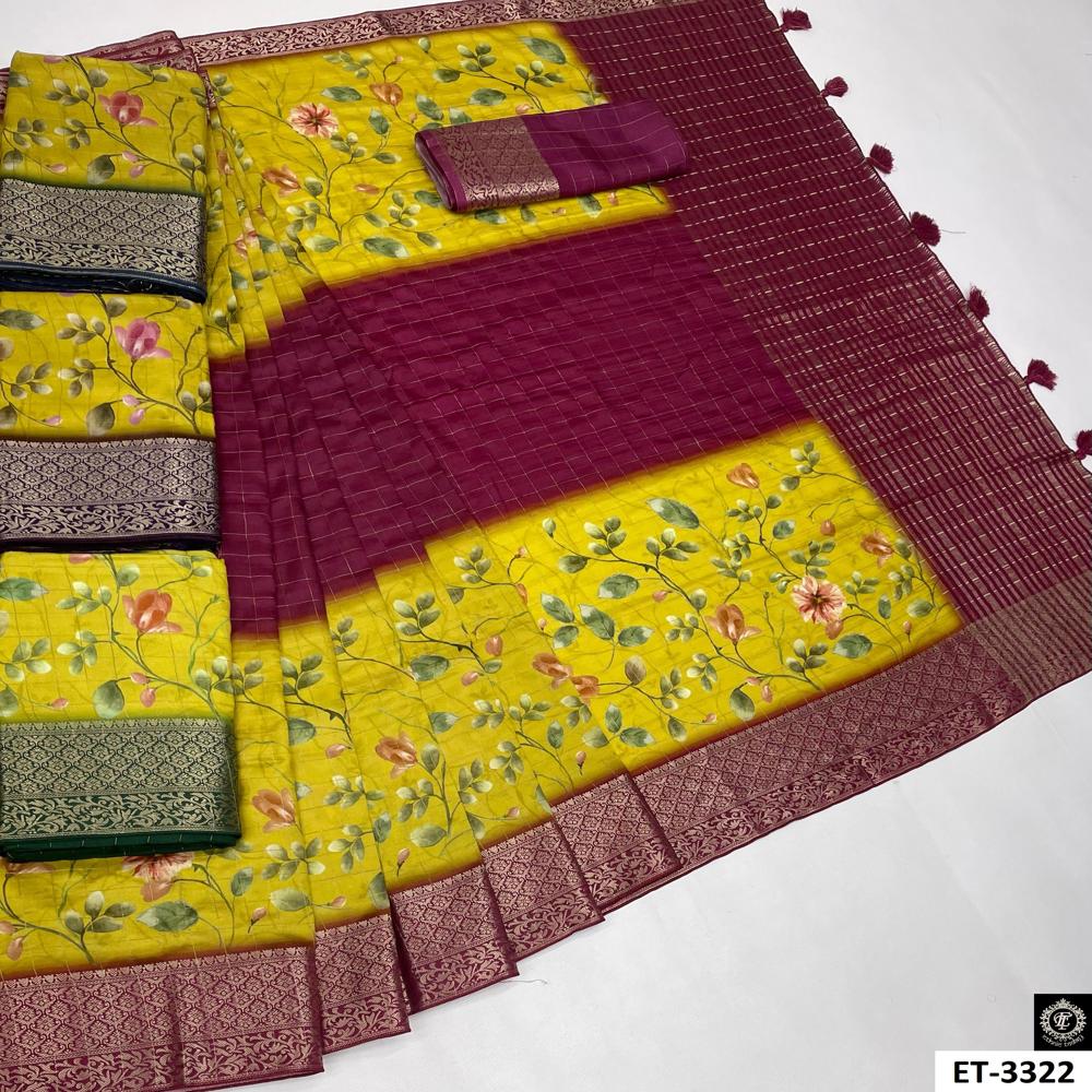 DIGITAL PRINTED SAREE