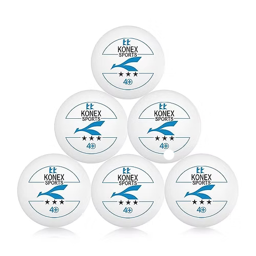 Konex 40+ Plastic Table Tennis Balls - Weight: Differ As Per Size Grams (G)