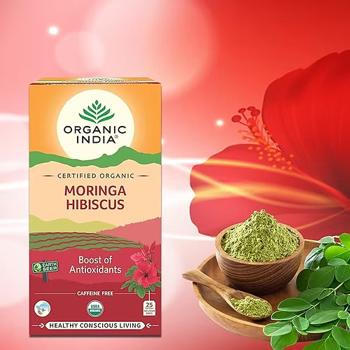 Organic India Moringa Hibiscus - Age Group: Suitable For All