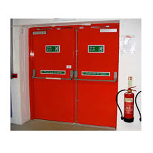 Fire Doors - Fire Rated Doors - Color: Red