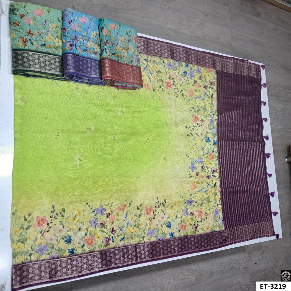 Floral Vines Saree