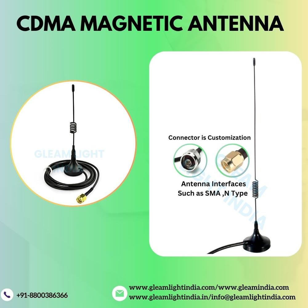 Magnetic Cdma Antenna - Metal Construction, Indoor Application | High Quality, Precision Engineering, Enhanced Signal Reception