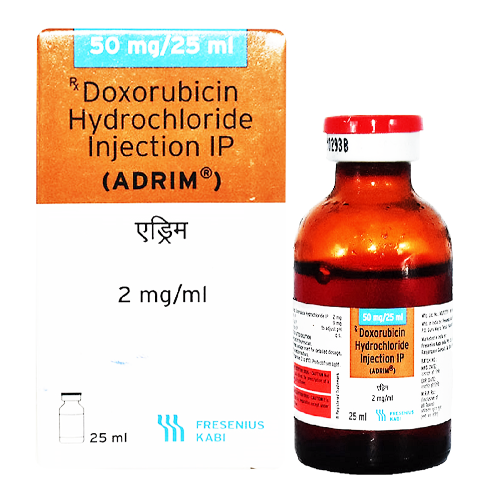 Adrim Doxorubicin HCL 50mg/25ml Injection